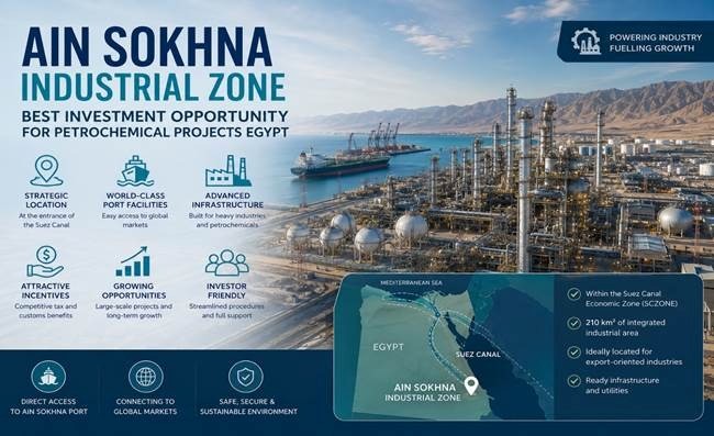 Ain Sokhna Industrial Zone: Best Investment Opportunity for Petrochemical Projects Egypt