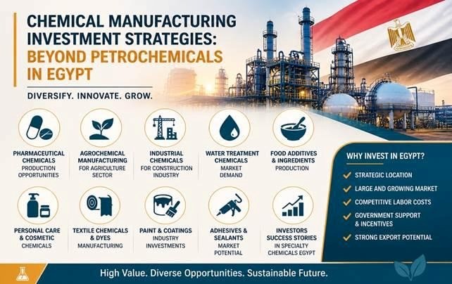 Chemical Manufacturing Investment Strategies: Beyond Petrochemicals in Egypt